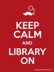 keep calm and library on